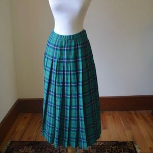 Vintage Pendleton Virgin Wool Skirt Size Small 6